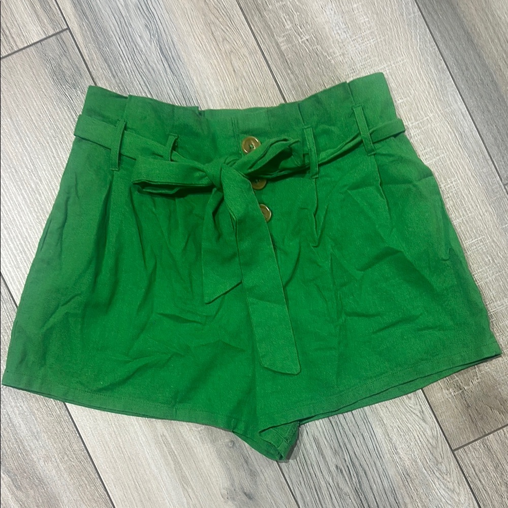 Green Women's Shorts